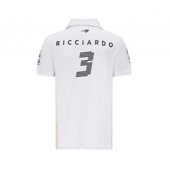 MCLAREN POLO DANIEL RICCIARDO BLANCA 2021 - Image 2